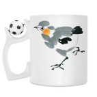 Кружка с футбольным мячиком