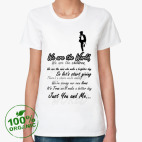 Женская футболка органик