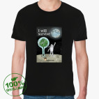 Мужская футболка органик