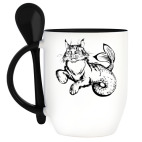 Кружка с ложкой