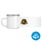 Кружка металлическая белая (круговая запечатка)