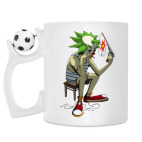 Кружка с футбольным мячиком