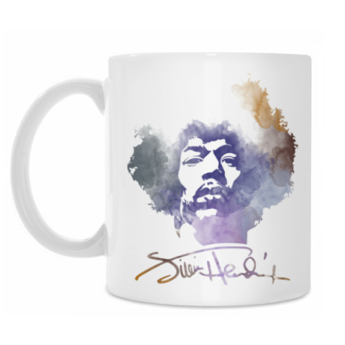 Кружка с принтом  Jimi Hendrix - Джими Хендрикс