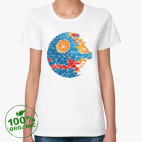 Женская футболка органик