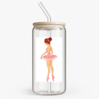 Банка с бамбуковой крышкой