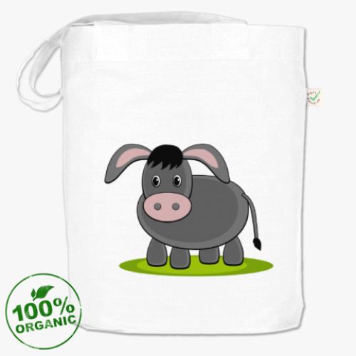 Сумка шоппер с принтом Donkey