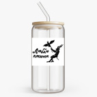 Банка с бамбуковой крышкой