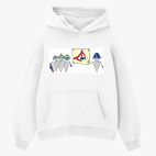 Толстовка худи оверсайз