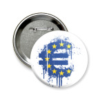 Значок 58 мм Евро