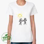 Женская футболка органик