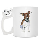 Кружка с футбольным мячиком