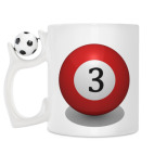 Кружка с футбольным мячиком