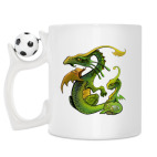 Кружка с футбольным мячиком