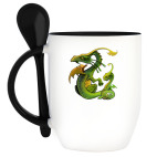 Кружка с ложкой