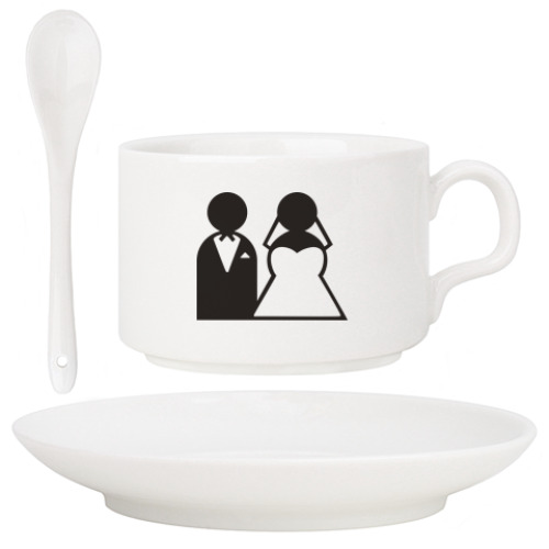 Кофейный набор Just Married 08