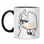 Кружка двухцветная