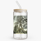 Банка с бамбуковой крышкой