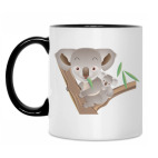 Кружка двухцветная