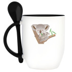 Кружка с ложкой