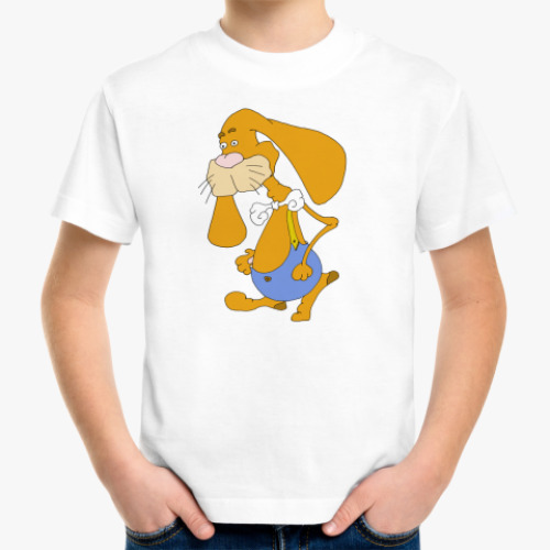 Детская футболка с принтом  Пес