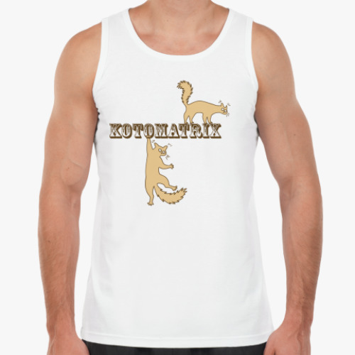 Майка с принтом Коты