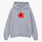 Толстовка худи оверсайз