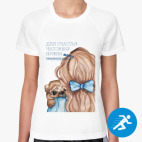 Женская спортивная футболка