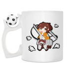 Кружка с футбольным мячиком