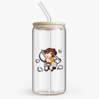 Банка с бамбуковой крышкой