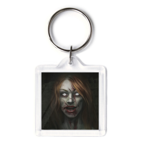 Брелок Зомби-девушка