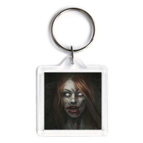 Брелок Зомби-девушка