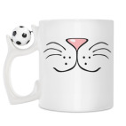 Кружка с футбольным мячиком