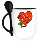 Кружка с ложкой