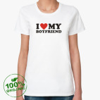 Женская футболка органик