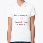 Женская рубашка поло