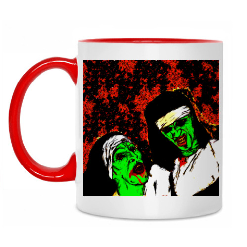 Кружка Проклятые зомби)