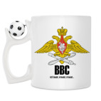 Кружка с футбольным мячиком