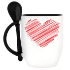 Кружка с ложкой