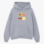 Толстовка худи оверсайз