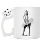 Кружка с футбольным мячиком