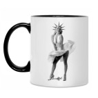 Кружка двухцветная