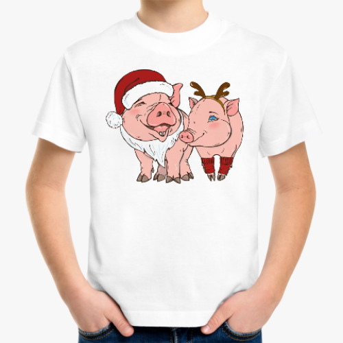 Детская футболка Год свиньи