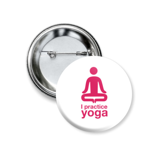 Значок 37мм yoga