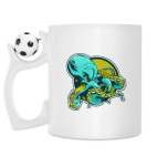 Кружка с футбольным мячиком