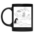 Кружка цветная UV-DTF