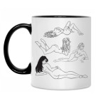 Кружка двухцветная