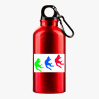 Металлическая бутылка 400 мл UV-DTF