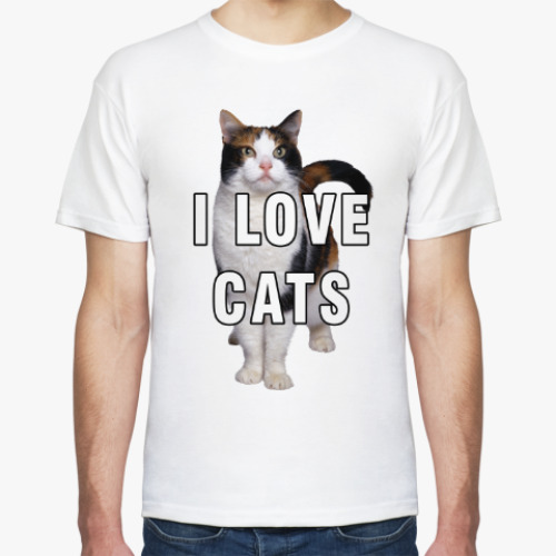 Футболка I LOVE CATS