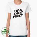 Женская футболка органик