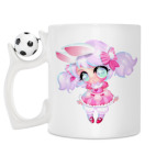 Кружка с футбольным мячиком